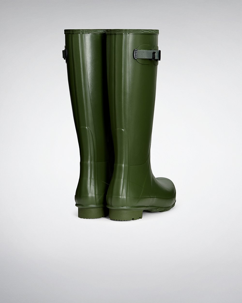 Mens Hunter Tall Rain Boots Green - Norris Field - 9018572-WL